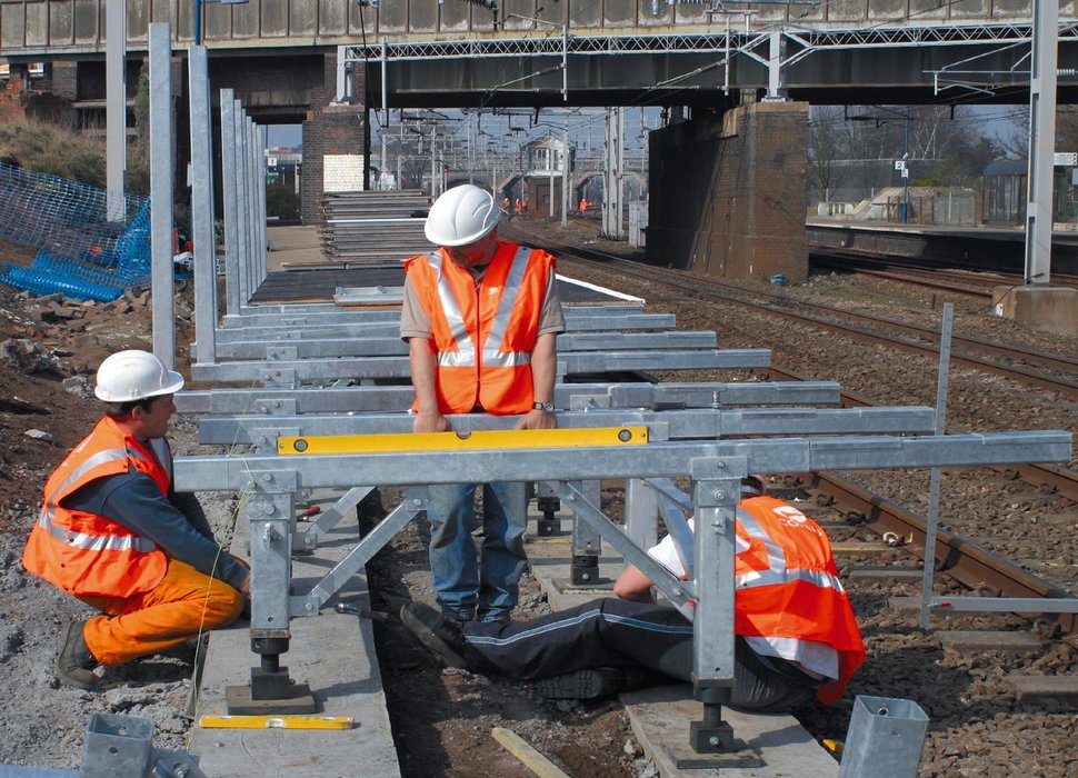 Modular railway platform from CORUS Rail Products